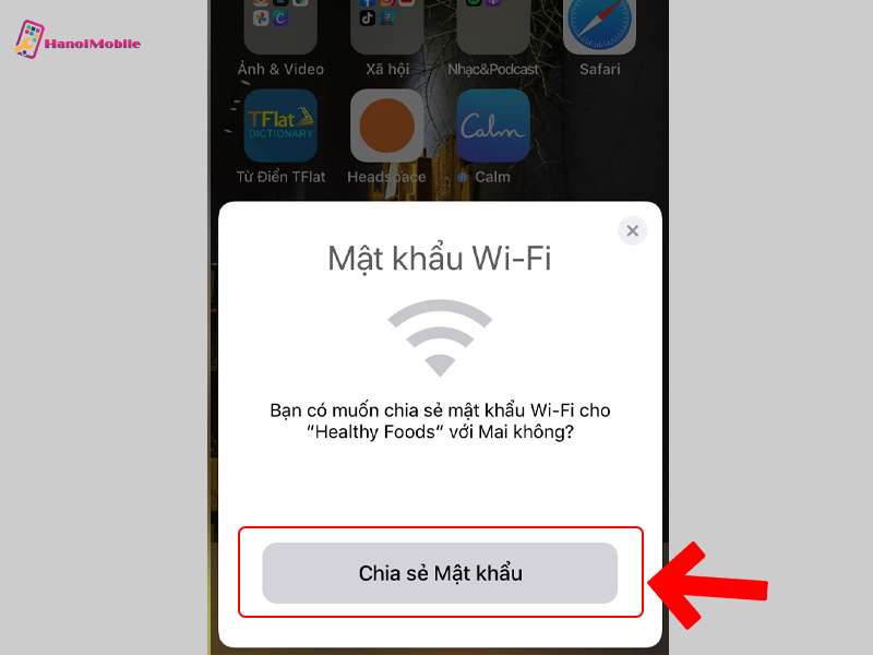 Cách chia sẻ Wifi trên iPhone không cần nhập mật khẩu